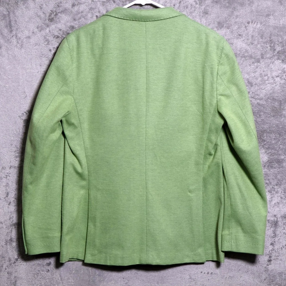 Tiki Napoli Sport Coat Mens US 40 IT 50 Green New York Two Button Made in Italy